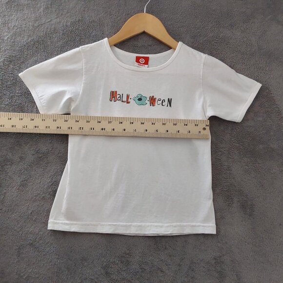 Vintage Girls Halloween Tee – Size Medium – Cute Ghost Graphic - Picture 4 of 6